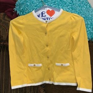 vibrant yellow toddler sweater NEW condition!